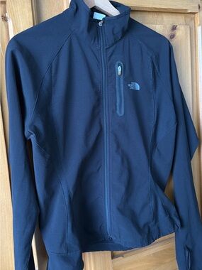 The North Face Black Softshell Full-Zip Jacket